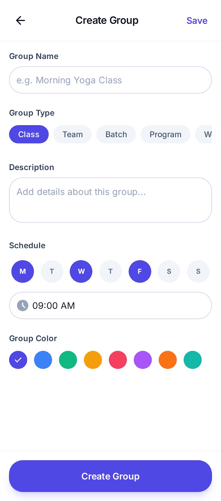 Create group